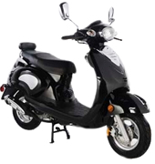 retro style 50cc gas moped